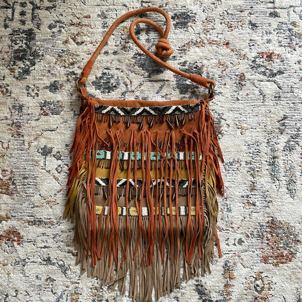 SUPER RARE FREE PEOPLE FRINGE BAG